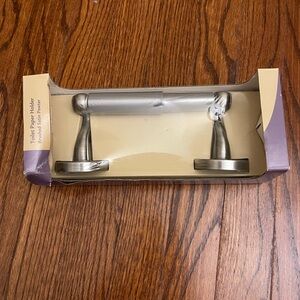 Brushed Satin Nickel Toilet Paper Holder
